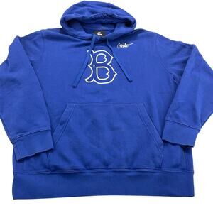 Nike Brooklyn Dodgers Blue Hoodie, Mens Large, Pullover Swoosh Cooperstown MLB